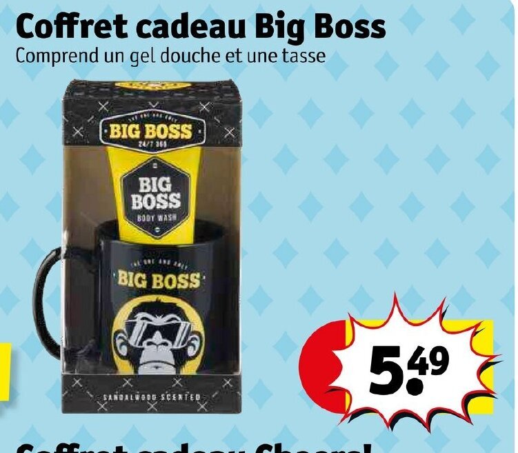 Promo Coffret cadeau Big Boss chez Kruidvat