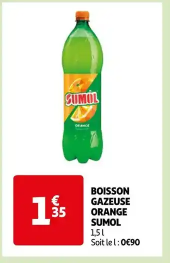 Auchan Sumol boisson gazeuse orange offre