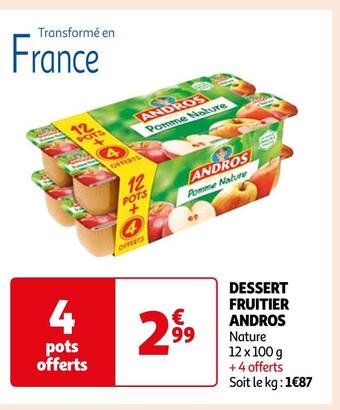Andros dessert fruitier