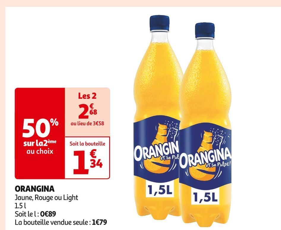 Auchan Supermarché Orangina orangina offre