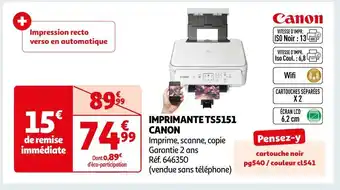 Canon imprimante ts5151