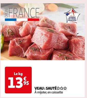 Auchan Veau : sauté offre