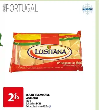 Auchan Lusitana beignet de viande offre