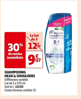 Auchan Supermarché Head & shoulders shampooing offre