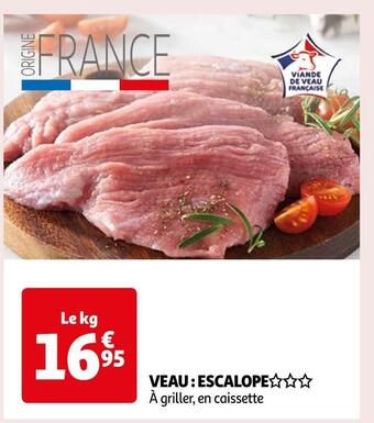 Auchan Veau : escalope offre