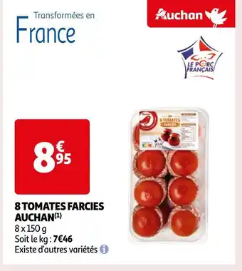 Auchan Auchan 8 tomates farcies offre