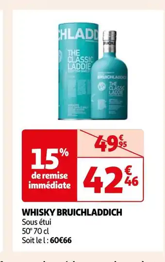 Auchan Bruichladdich whisky offre