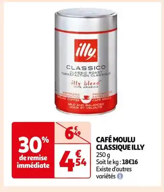 Illy café moulu classique