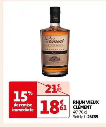 Clément rhum vieux