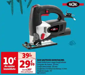 Auchan Racing scie sauteuse 650w offre