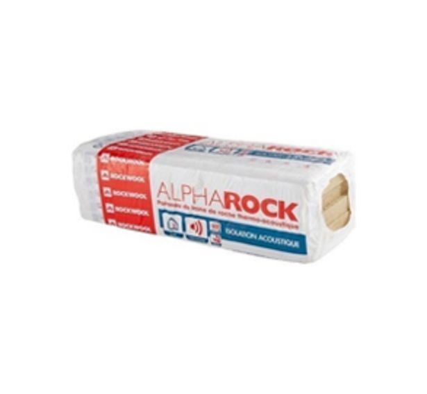 Chretien Matériaux 10 panneaux acoustique laine de roche alpharock, 135 x 60 x 4 cm offre