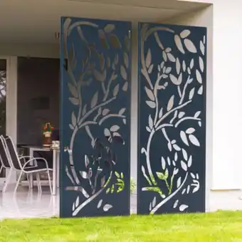 Panneau décoratif universel 160 x 60 cm lis gris