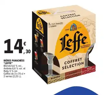 E.Leclerc BIÈRES PANACHÉES "LEFFE" offre