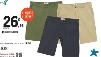 E.Leclerc BERMUDA CHINO offre