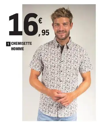 CHEMISETTE HOMME