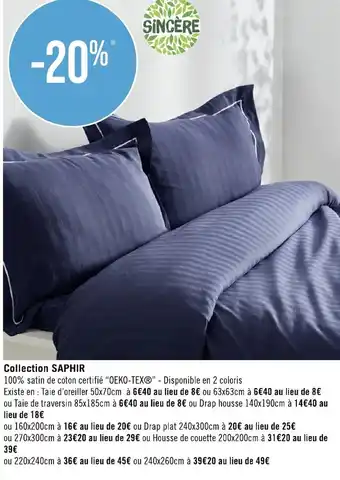 Géant Casino Collection SAPHIR offre