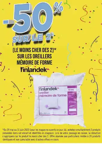 [LE MOINS CHER DES 2]* SUR LES OREILLERS MÉMOIRE DE FORME finlandek^