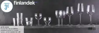 Lot de verres