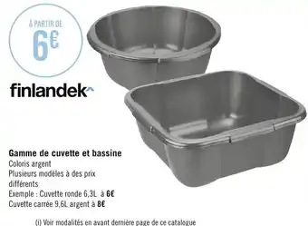 Géant Casino Gamme de cuvette et bassine offre