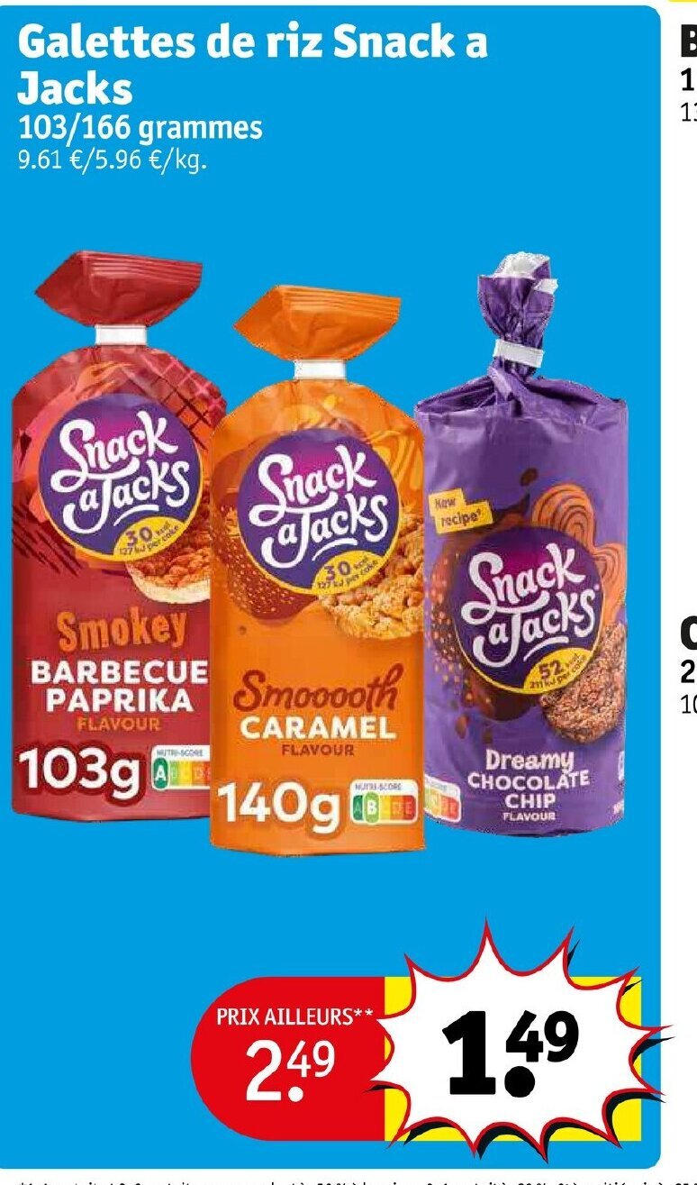 Kruidvat Galettes de riz Snack a Jacks offre