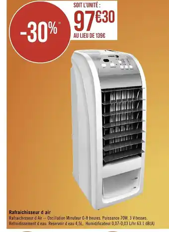 Géant Casino Rafraichisseur d Air offre