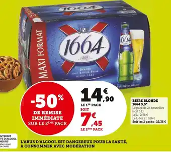 BIERE BLONDE 1664 5,5°