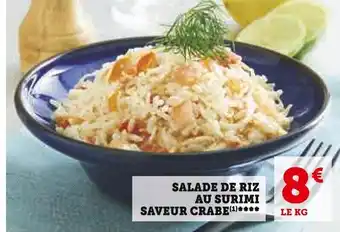 SALADE DE RIZ AU SURIMI SAVEUR CRABE(Âč)****