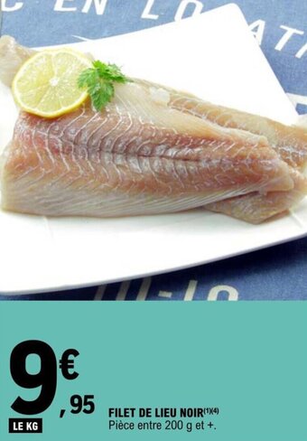 E.Leclerc FILET DE LIEU NOIR offre