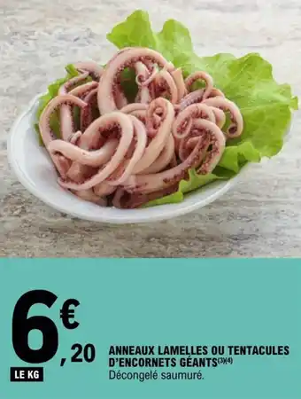 E.Leclerc ANNEAUX LAMELLES OU TENTACULES offre