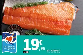 E.Leclerc FILET DE SAUMON (3)(4) offre