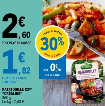 RATATOUILLE X2(Âč) "CRĂALINE"