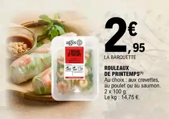 E.Leclerc ROULEAUX DE PRINTEMPS(¹) offre