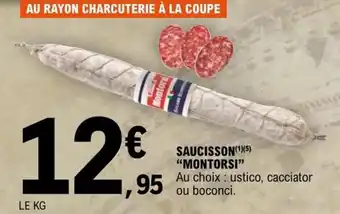 E.Leclerc SAUCISSON (1) (5) "MONTORSI" offre
