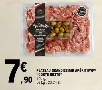E.Leclerc PLATEAU GRANDISSIMO APÉRITIV'0(¹) "CORTE GUSTO" offre