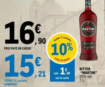 E.Leclerc BITTER "MARTINI" offre