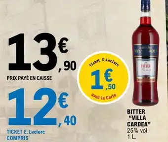 E.Leclerc BITTER "VILLA CARDEA" offre