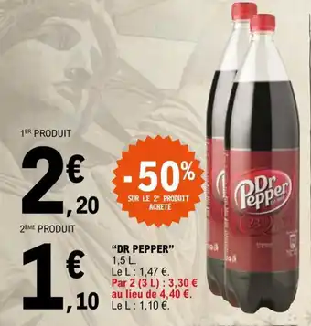 E.Leclerc "DR PEPPER" offre