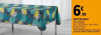 E.Leclerc NAPPE RECTANGLE offre