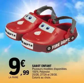 E.Leclerc SABOT ENFANT offre