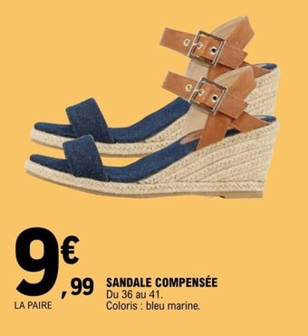 E.Leclerc SANDALE COMPENSÉE offre