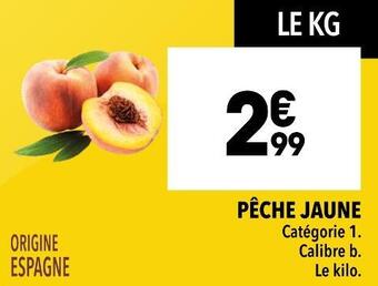 Supeco Pêche jaune offre