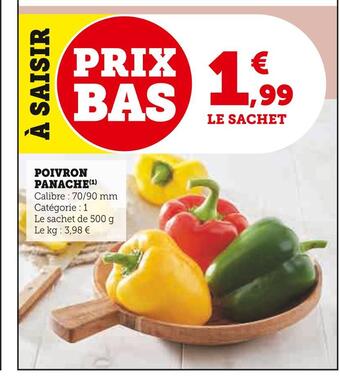 Super U Poivron panache offre