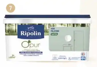 Bricorama Ripolin peinture opur satin vert palatino* offre