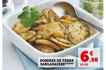 Super U Pommes de terre sarladaises offre