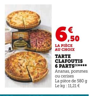 U Express Tarte clafoutis 6 parts offre