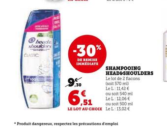 U Express Head&shoulders shampooing offre