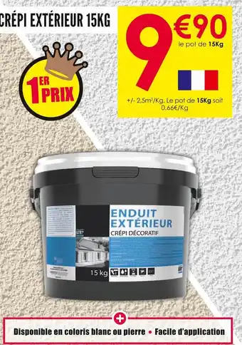 Décor Discount Crépi extérieur 15kg offre