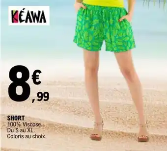 E.Leclerc SHORT offre