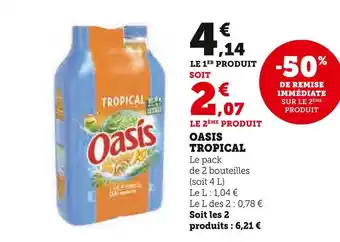U Express Oasis oasis tropical offre