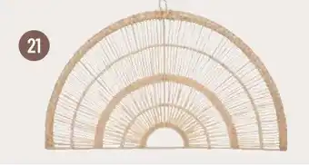 Décoration murale seagrass arc